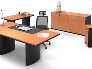 CONJUNTO MESA DIRETORIA MIXER MDF - MRF-01