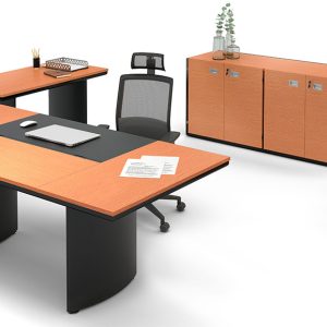 CONJUNTO MESA DIRETORIA MIXER MDF - MRF-01